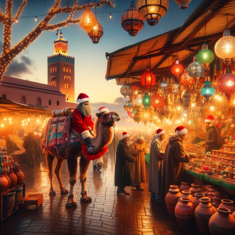 Wie ist der Weihnachtstag (Christmas) in Marrakech